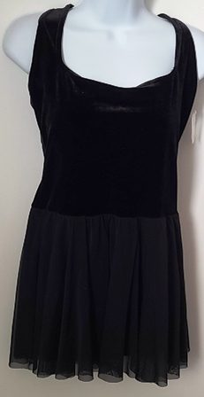 Motionwear Black Skating Dress #480 | ReSkate