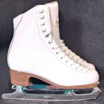 White Size 4-1/2 Jackson Classique Ice Skates with Mirage Blades