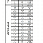 Jackson Sizing Chart