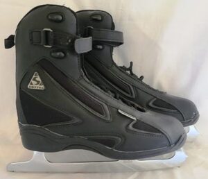 Black size 8 Traditional Softec with lace and velcro ankle straps