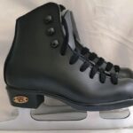Black Riedell model 17 ice skates new, with stainless steel blades